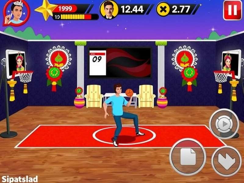 Dunk Challenge India Game Screenshot